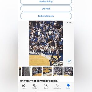University of Kentucky basketball special edition poster